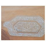 Indiana Glass Clear Glass Creamer, Plate, Pedestal Compote Bowl / Tiara Sandwich pattern