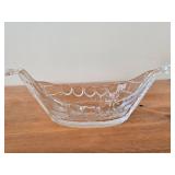 Viking Ship Crystal Glass Bowl (Scandanavia)