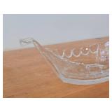 Viking Ship Crystal Glass Bowl (Scandanavia)