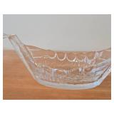 Viking Ship Crystal Glass Bowl (Scandanavia)