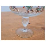 Glass Dessert Bowl - Magnor God Jul by Lars Carlsson / Festive Swedish Christmas pattern