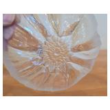 Vintage Handmade Crystal Bowl - Anenome by Mats Johansson Maleras (Sweden)