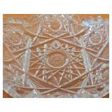 Lot of (3) Vintage 1876-1914 American Brilliant Period Hand-Blown / Hand-Cut Crystal Glass Bowls