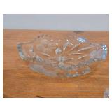 Lot of (3) Vintage 1876-1914 American Brilliant Period Hand-Blown / Hand-Cut Crystal Glass Bowls