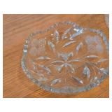 Lot of (3) Vintage 1876-1914 American Brilliant Period Hand-Blown / Hand-Cut Crystal Glass Bowls