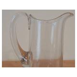 Vintage Early American Pattern Glass Tankard Pitcher - #857 by Flint Glass Co (Spokane Washington)