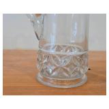 Vintage Early American Pattern Glass Tankard Pitcher - #857 by Flint Glass Co (Spokane Washington)