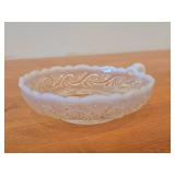 Vintage Opalescent Glass Nappy / Candy Dish by Jefferson Glass Co (Early 1900