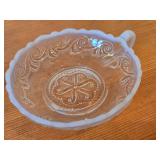 Vintage Opalescent Glass Nappy / Candy Dish by Jefferson Glass Co (Early 1900
