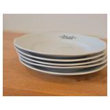 6 3/4" Salad Plates (x4) by Winterling Meissen (Bavaria Germany) with Dessert Plate