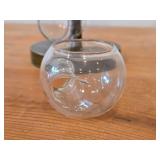 Vintage Blown Glass Drinking Glass Set of 5 (1970