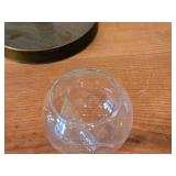 Vintage Blown Glass Drinking Glass Set of 5 (1970