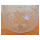Vintage Fauna Series Clear Glass Bowl by Olivia Toikka for Nuutajarvi (Littala) (1970