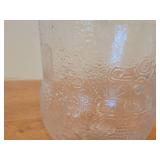 Vintage Fauna Series Clear Glass Bowl by Olivia Toikka for Nuutajarvi (Littala) (1970