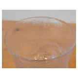 Vintage Fauna Series Clear Glass Bowl by Olivia Toikka for Nuutajarvi (Littala) (1970