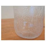 Vintage Fauna Series Clear Glass Bowl by Olivia Toikka for Nuutajarvi (Littala) (1970