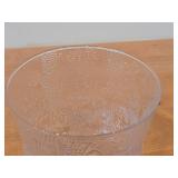 Vintage Fauna Series Clear Glass Bowl by Olivia Toikka for Nuutajarvi (Littala) (1970