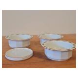 Multi-sided Bowls - Heart & Pine by Porsgrund (Norway) with Bowl Plate