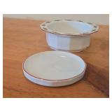 Multi-sided Bowls - Heart & Pine by Porsgrund (Norway) with Bowl Plate