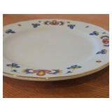 9 3/4" Porcelain Dinner Plate by Porsgrund (Norway) / Farmer