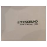 Lot of (5) 8 1/4" Porcelain Breakfast Plates by Porsgrund (Norway) / Farmer