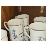 Lot of (8) Porcelain Collectible Mugs - Printed Froseth (x3), Egeland 1988 (x4), Jergensen 1988 (x1)