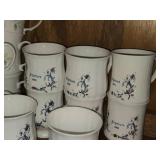 Lot of (8) Porcelain Collectible Mugs - Printed Froseth (x2), Egeland 1988 (x2), Jergensen 1988 (x4)