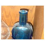 Vintage Bottle (Wheaton Ill) (cobalt blue) (violin)