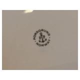 Lot of (2) 6 3/4" Porcelain Salad Plates by Porsgrund (Norway) / Farmer