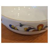 Porcelain Salt Shaker, Butter Tray, Small Bowl by Porsgrund (Norway) / Farmer