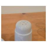 Porcelain Salt Shaker, Butter Tray, Small Bowl by Porsgrund (Norway) / Farmer