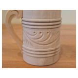 Handcarved Norwegian Chip Carving Birch Wood Drinking Mug / Cup