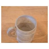 Handcarved Norwegian Chip Carving Birch Wood Drinking Mug / Cup