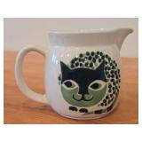 Vintage Kissa Cat theme Creamer Pitcher by Kaj Franck for Arabia (Finland) / Mid-Century Modern style