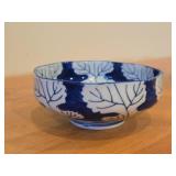 Vintage Porcelain Japanese Bowl by Otagiri Mercantile Co (octagon)