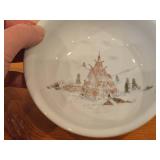Norwegian Church theme Porcelain Coffee Mug + Bowl