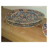 Lot of (4) Vintage 9 1/2" Porcelain Dinner Plates by Royal Vienna RB Austria