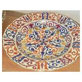 Lot of (4) Vintage Porcelain Deep Plates by Royal Vienna RB Austria 1 3/4" x 9 1/2"