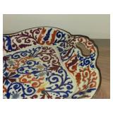 Vintage Porcelain 11-1/2" x 8" Plate and 9" x 6" Tray by Royal Vienna RB Austria