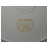 Lot of (4) 8-3/8" Salad Plates - Damask by Easterling (Bavaria Germany)