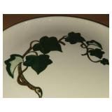 Lot of (6) 9-1/2" Dinner Plates - Poppy Trail California Ivy by Metlox