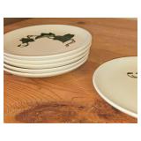 Lot of (6) 6 1/2" Salad Plates - Poppy Trail California Ivy by Metlox