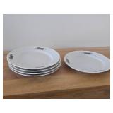 Lot of (5) 6-3/4" Porcelain Salad Plates (Bavaria Germany)