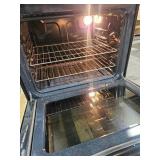 GE 30" Gas Range, Black on Stainless