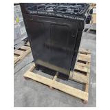 GE 30" Gas Range, Black on Stainless