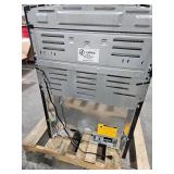 GE 30" Gas Range, Black on Stainless