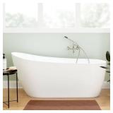$1299 Signature Hardware 59" Free Standing Tub