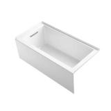 $1041 Underscore 60 in Left Drain Bathtub White
