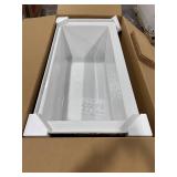 $1041 Underscore 60 in Left Drain Bathtub White