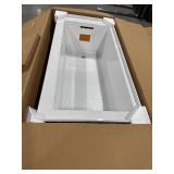 $1041 Underscore 60 in Left Drain Bathtub White